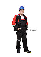 Рабочий костюм  ФАВОРИТ-МЕГА летний темно-серый: куртка, п/к 100% Х/Б