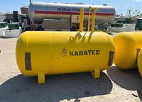 Мини-газгольдер горизонтальный с крышкой Kadatec 3000 л