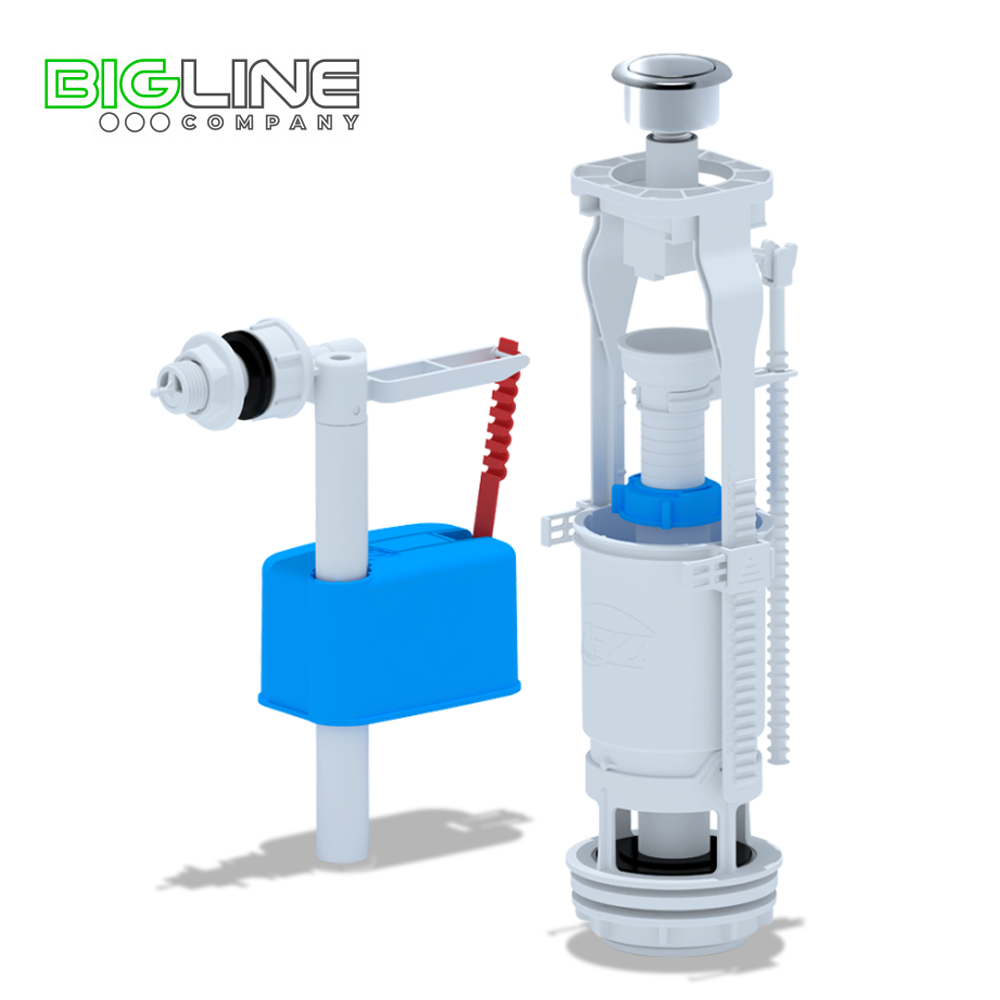 Арматура Ани Пласт WC6050М кнопка/боковая подводка (20)