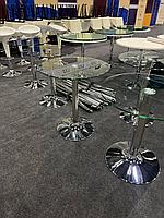 Аренда столов со стеклянной столешницей