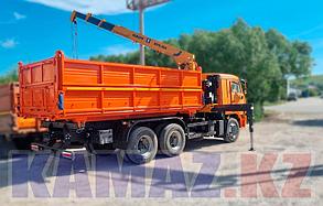 Самосвал с КМУ КАМАЗ КАМАЗ-45143 (КМУ)