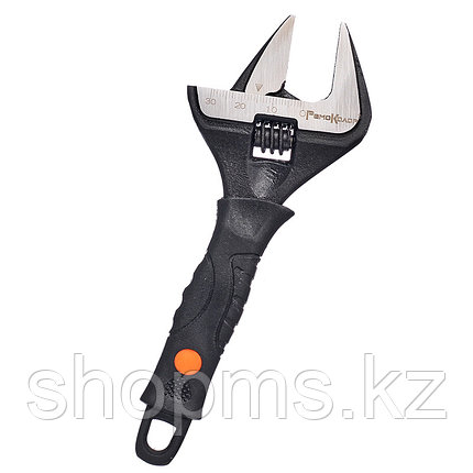 Ключ разводной двухкомпонентная рукоятка, тонкие губки, 250мм (макс 0-50мм), (шт.), фото 1