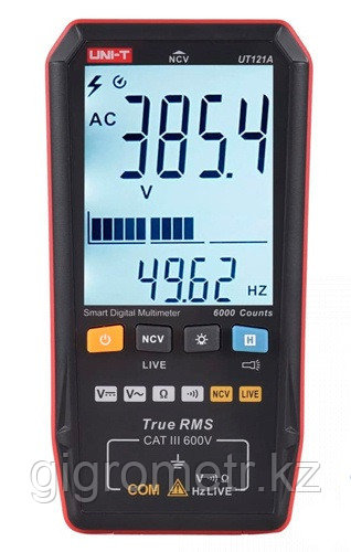 UT121A умный цифровой мультиметр UNI-T. В реестре СИ РК, фото 1