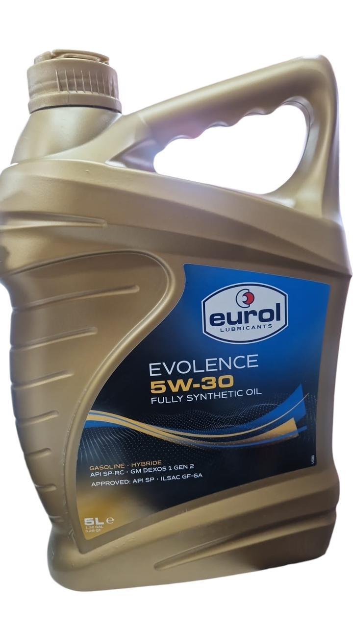 Моторное масло Eurol Evolence 5W-30 (API SP; ILSAC GF-5; Dexos1; GM 6094M; Chrysler MS 6395) 5L