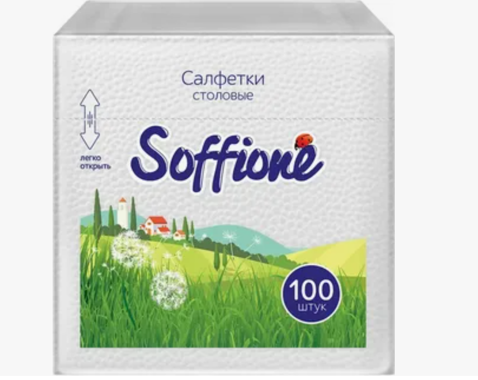 Салфетки Soffione 100 шт