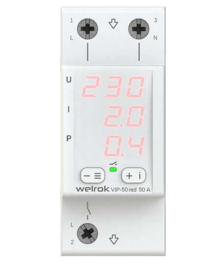 Реле многофункциональное Welrok VIP-40 red