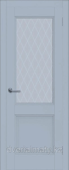 Дверь межкомнатная El'Porta Classico 93 ДО PP Nardo Grey со стеклом