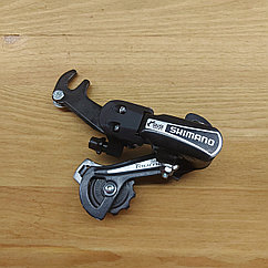 Оригинальный Задний переключатель "Shimano" RD.TY21B. Крепление на ось велосипеда. Суппорт. Перекидка.