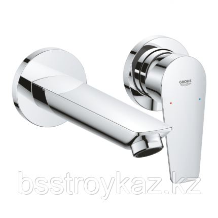 20474001 *Смеситель для раковины GROHE BauEdge на два отверстия, готовый комплект, хром
