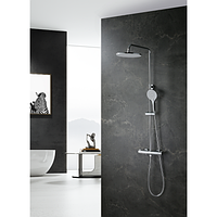 Душевая система с термостатом Minotti Unico Chrome