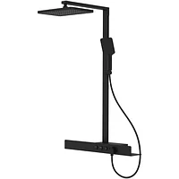 Душевая система c полкой Minotti Elegante Black