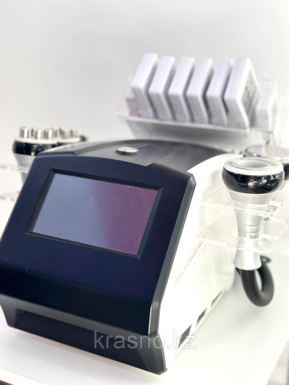 Аппарат 6в1 кавитация РФ лазерный липолиз 3Д Multi Black, фото 1