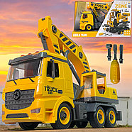 YW9070B Build team Эксковатор, 4 функции,звук, разбирайка, 35*22см, фото 4
