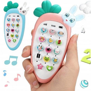 St-669 Морковка смартфон интерактивный 21*12см