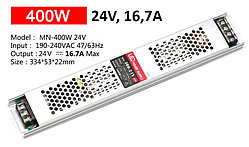 Блок питания MN-400W, 24V 16.7A