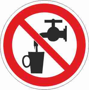 Г 05 Знак «Запрещается использовать в качестве питьевой воды» - фото 1 - id-p15159577