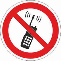 Г 17	  Знак «Запрещается пользоваться мобильным телефоном или переносной рацией» 