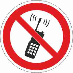 Г 17 Знак «Запрещается пользоваться мобильным телефоном или переносной рацией» - фото 1 - id-p15197624