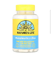 Natures life монолаурин, 90 вегетарианских капсул