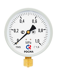 Манометры стандартного исполнения. Тип ТМ, серия 10 М2