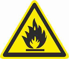 Д 01	  Знак «Пожароопасно. Легковоспламеняющиеся вещества.» 