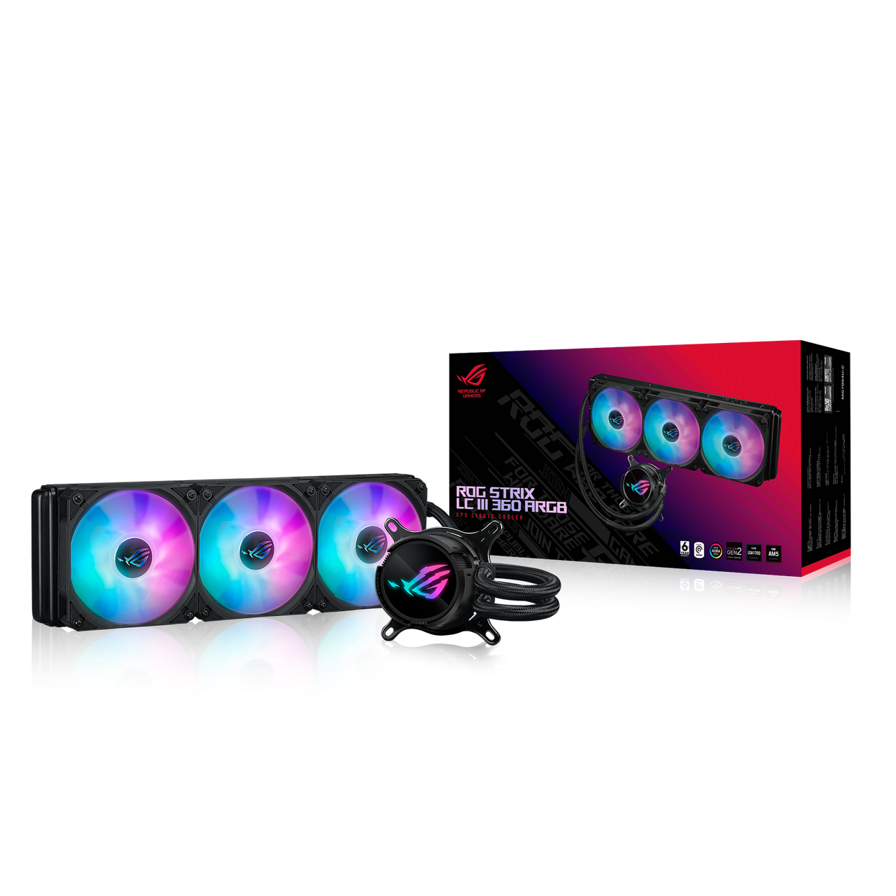 СЖО ASUS ROG STRIX LC III 360 ARGB, фото 1