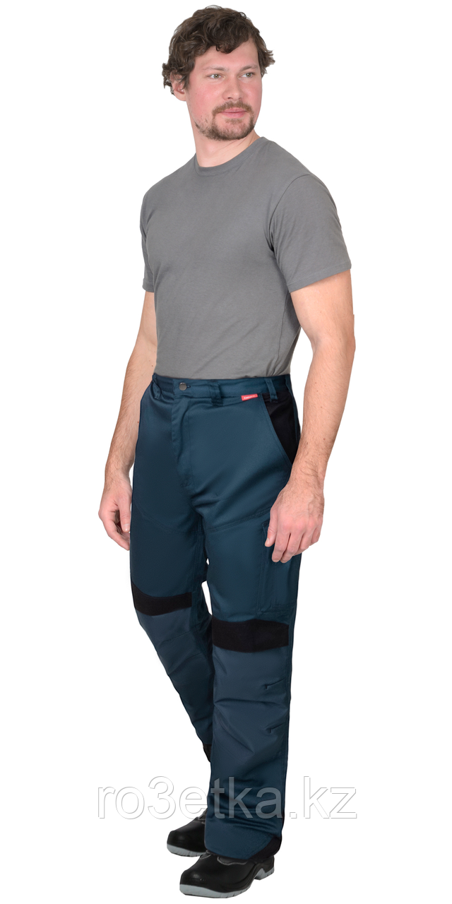 Брюки ЦИТРИН морена с черным