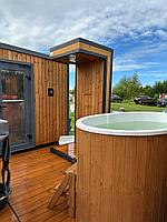 Обливное устройство для модульной бани