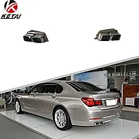 Насадки на глушители на BMW 7-серия (F01/02) 2012-15 дизайн 760 M-Tech (Хром)