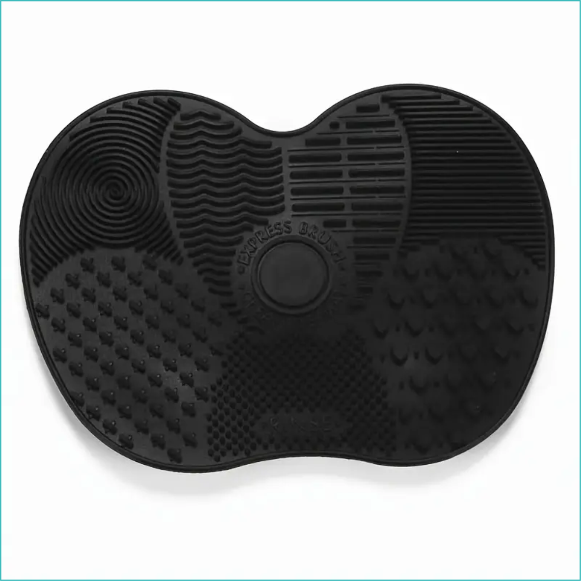 Силиконовый коврик для чистки кистей Premium (Черный), фото 1