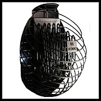 Электрическая печь для сауны Henki Nest 10 Black (мощность = 10 кВт, объем = 12-18 м3, под выносной пульт)