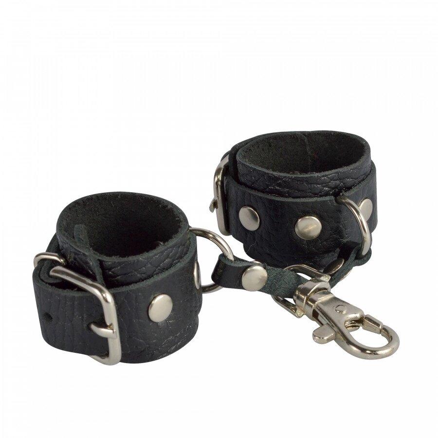 Брелок-сувенир "Наручники" в черном цвете, фото 1