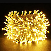 Гирлянда нить универсальная теплый свет 100 метров