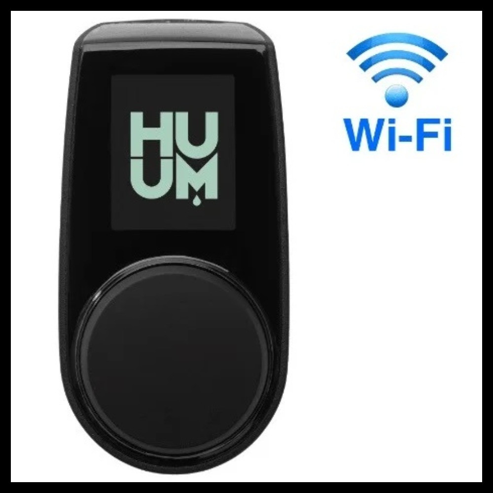 Пульт управления для электрических печей в финской сауне Huum UKU WiFi Black (мощность=до 18 кВт, WiFi модуль)
