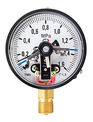 Манометры с электроконтактной приставкой с повышенной пылевлагозащищенностью. Тип ТМ (ТВ, ТМВ),