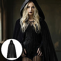 Накидка плащ Ведьма для Хэллоуина 170см ДРАКУЛЫ