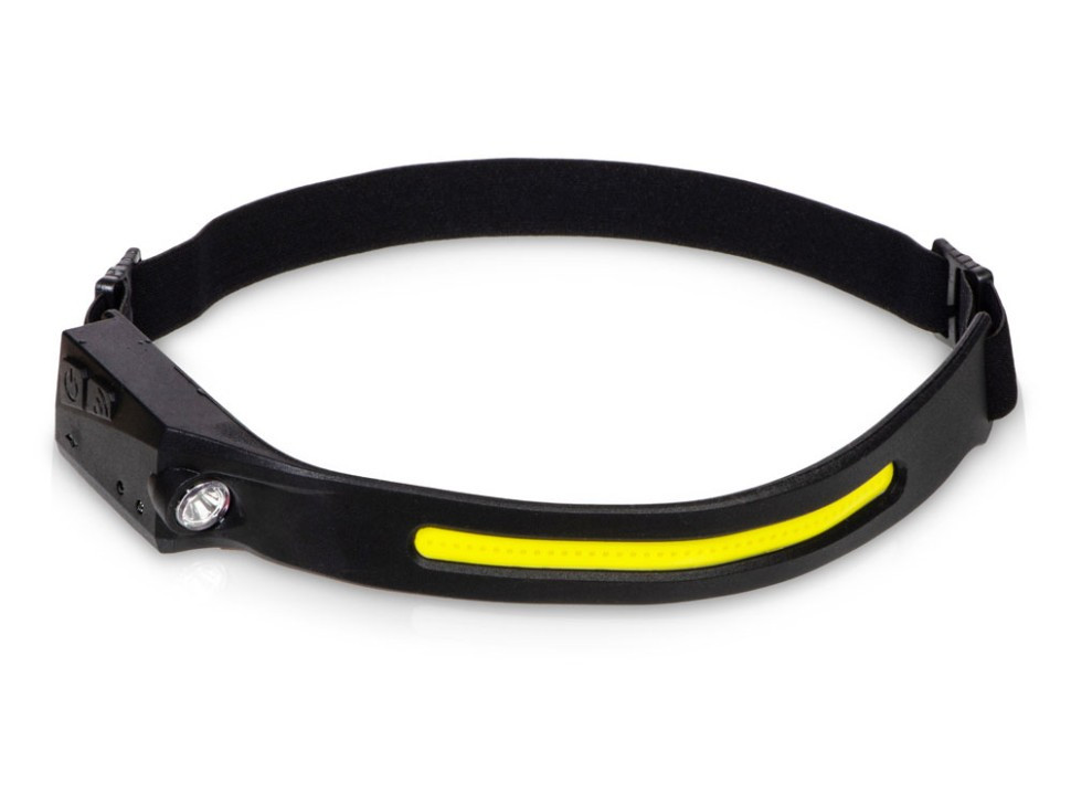 Налобный фонарь 2-в-1 c управлением жестами Spacelight, черный, фото 1