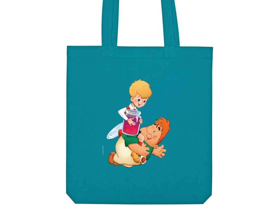 Сумка из плотного хлопка Карлсон, 220 г/м2, бирюзовый 320C NEW, фото 1