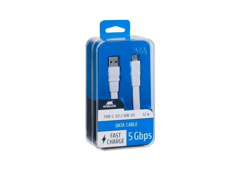 Кабель USB Type C 3.0 - Type A 1.2м WT12, белый