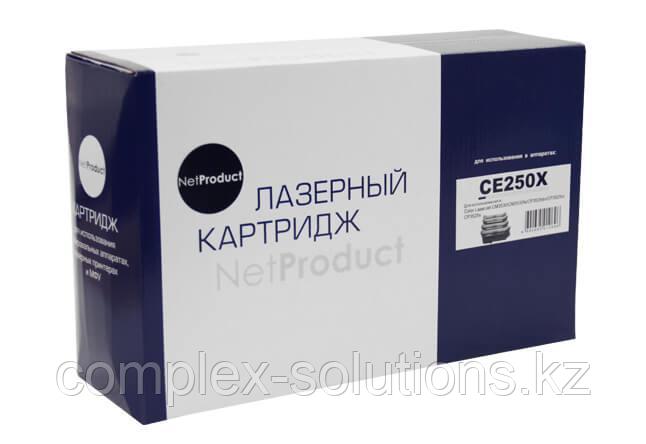 Картридж NetProduct [CE250X] для HP CLJ CP3525 | CM3530, Восстановленный, Bk, 10,5K | [качественный дубликат]