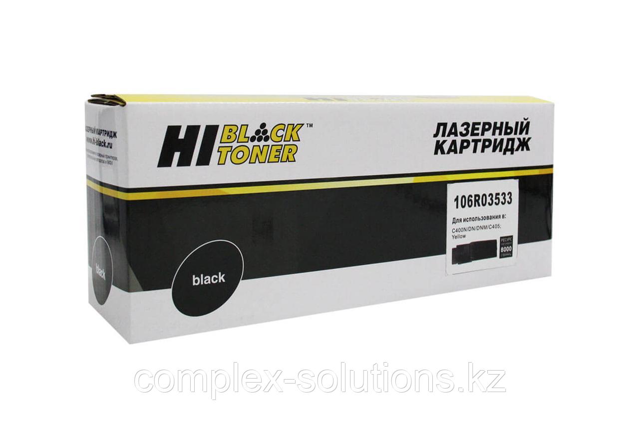 Тонер картридж Hi-Black [106R03533] для Xerox VersaLink C400 | C405, Y, 8K | [качественный дубликат]