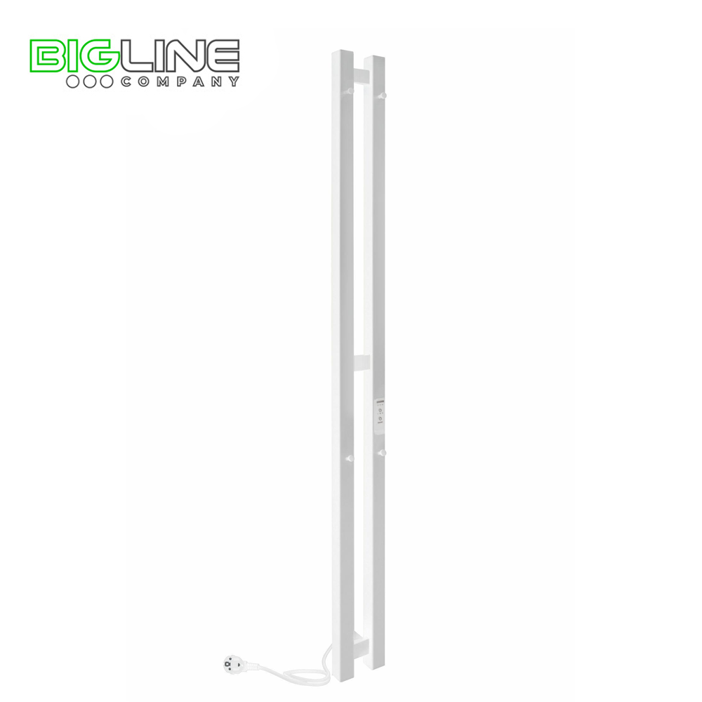 Полотенцесушитель нерж.INDIGO Style PRO 120*10 electro (скр.монтаж,унив.подкл R/L,Белый матовый)