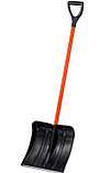 Лопата снеговая Витязь с металлическим черенком, фото 2