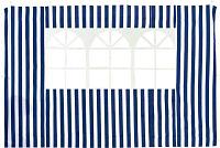 Стенка для садового шатра из полиэстер с окном Green Glade 1,95х2,95 м синяя