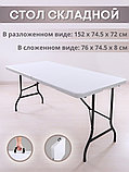 Стол-чемодан складной Green Glade F152 туристический большой, фото 3