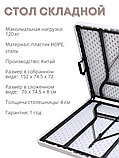 Стол-чемодан складной Green Glade F152 туристический большой, фото 7