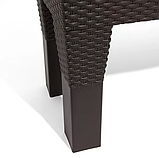 Садовое кашпо для цветов с автополивом RATO CASE HIGH DRTC800H-440U венге 2 предмета 72 л, фото 3