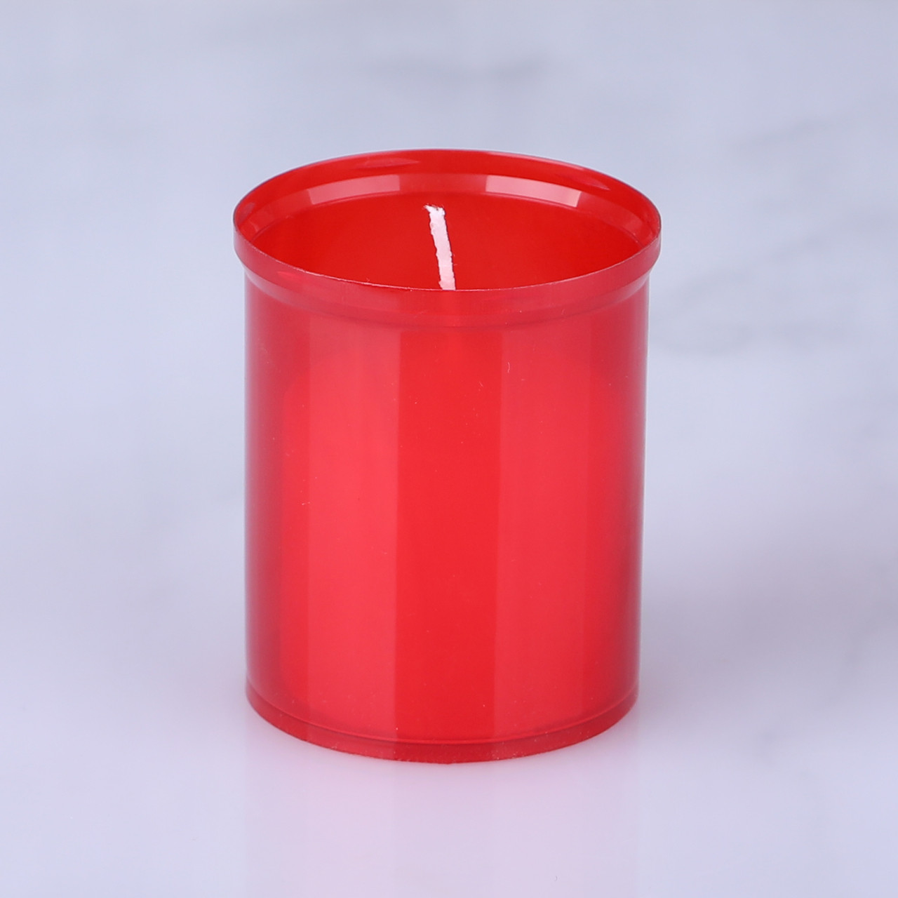 Свеча поминальная 60х72 мм в подсвечнике, фото 1