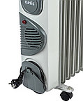 Масляный радиатор Oasis BB-15T 1500 Вт с тепловентилятором, фото 6