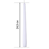 Свеча античная белая 24,5 см Омский свечной, фото 2